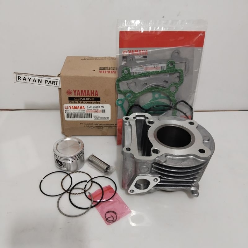 Blok seher komplit 5LW Mio Soul karbu Mio soul karbu blok+piston+topset+ring pen komplit