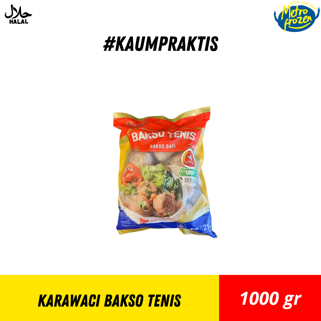 

KARAWACI Bakso Tenis Sapi Urat 1000gr