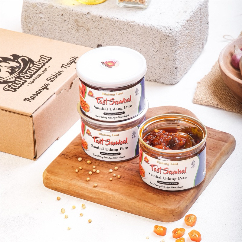 

Sambal Udang Pete Murah Fast Sambal - Kwalitas Premium
