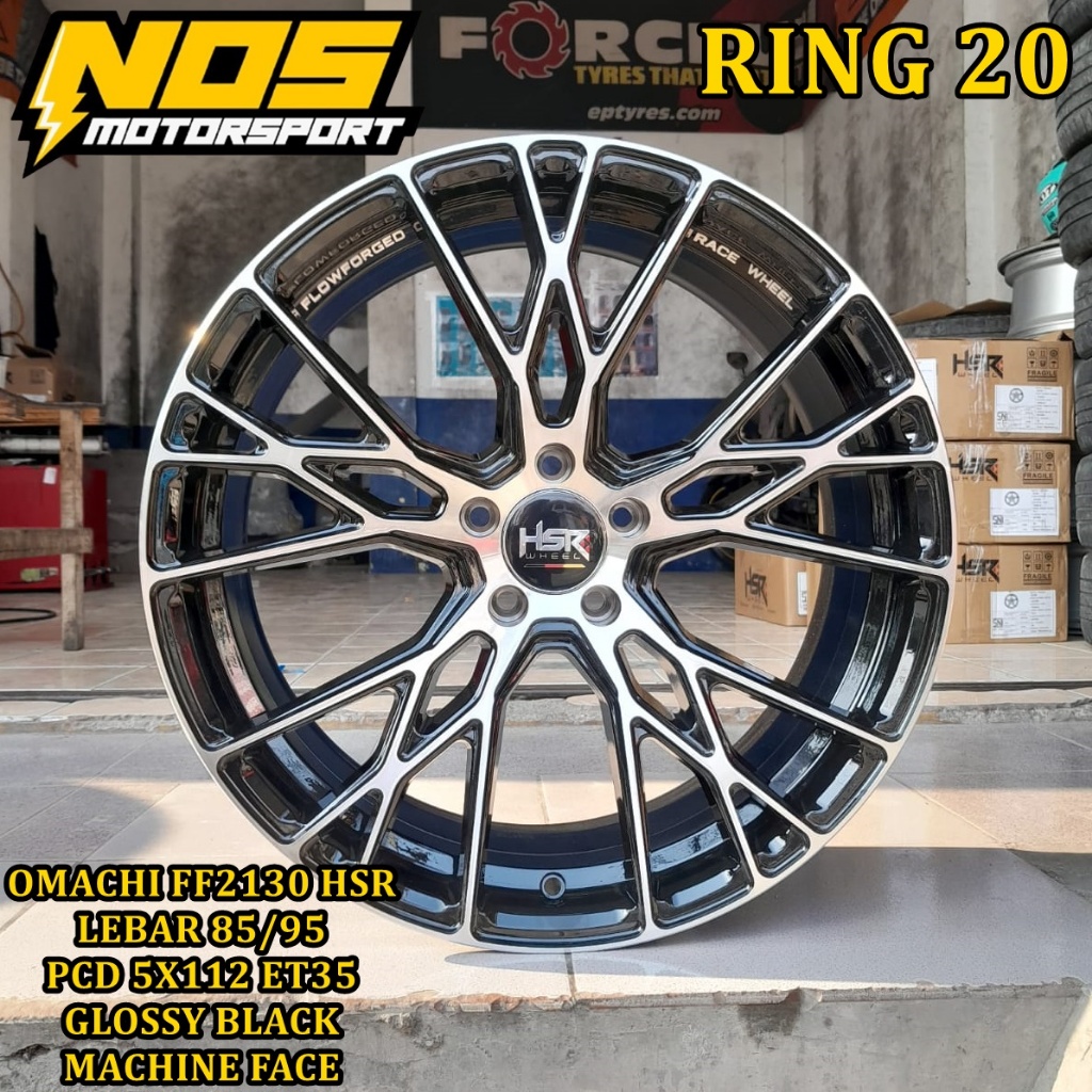 PELEK RING 20 HSR OMACHI LEBAR 85-95 PCD 5X112 VELG R20 MOBIL MERCY DLL