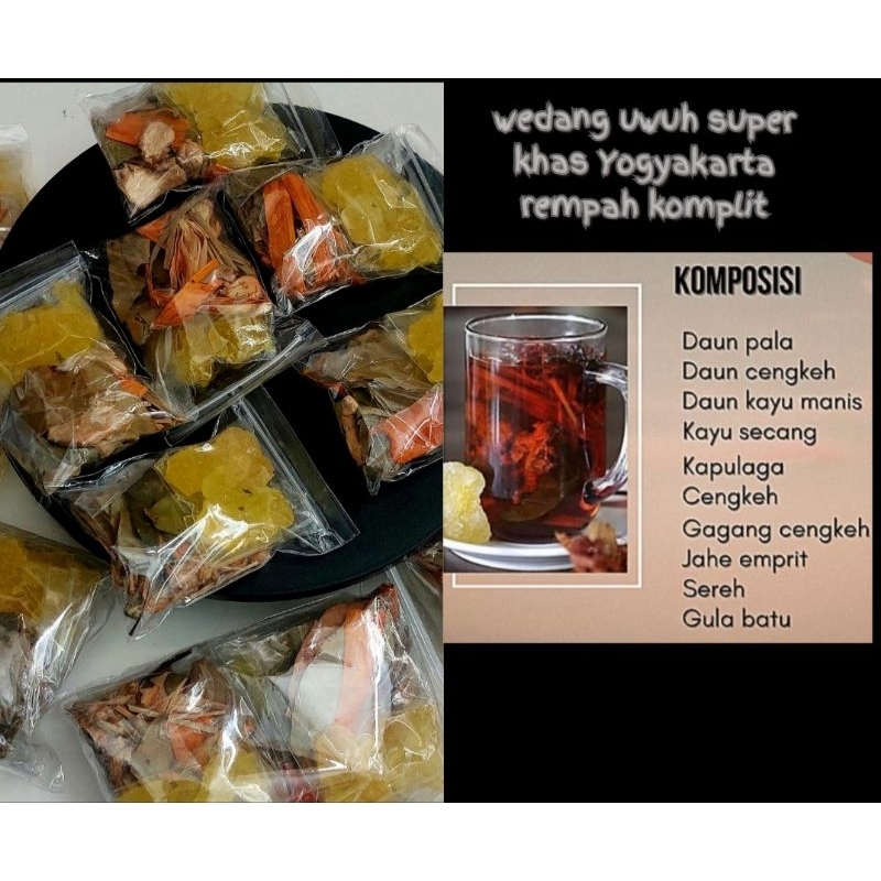 

wedang uwuh super komplit gula batu 20gr khas Yogyakarta