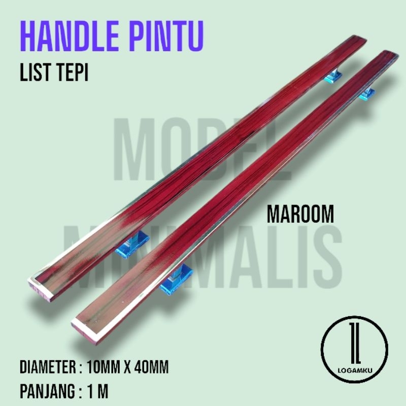 handle pintu gagang pintu rumah minimalis dari stainless panjang 1 meter