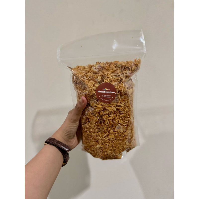 

bawang goreng sumenep 500gr 100%ASLI Tanpa Tepung KRIUK
