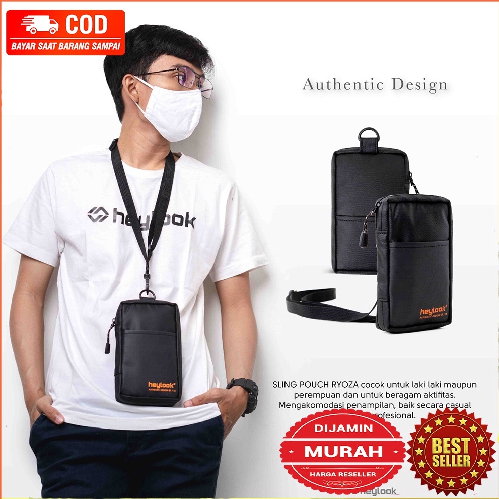 KODE X25X Tas Leher Dompet Gantung Leher Tas Kalung Leher Waterproof Anti Air Ryoza Hanging Wallet G