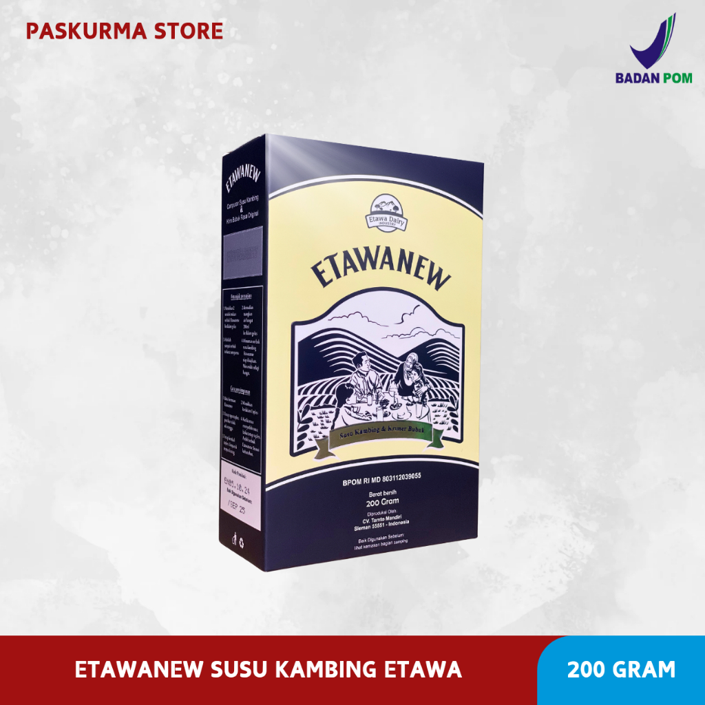 

ETAWANEW – SUSU KAMBING ETAWA PREMIUM ISI 200GR