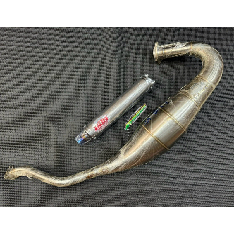 KNALPOT HBY STAINLIS SLINCER TITANIUM NINJA R SS RR 59 OPEN STANDAR BEBAS ORIGINAL HBY MADE IN THAIL