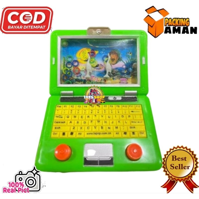 COD PROMO MAINAN MURAH ANAK TRADISIONAL GAME AIR LAPTOP/ MAINAN GAME AIR MODEL LAPTOP