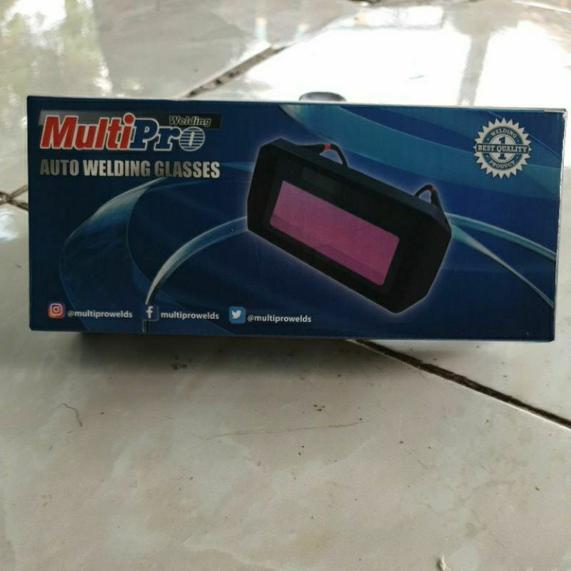 Kaca Mata Las Otomatis gelap sensiri merk  Multipro