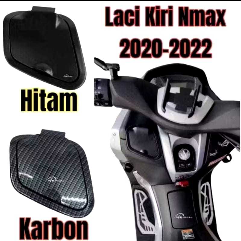 Cover Tutup Laci Depan Motor NMAX New 2020-2022 Bahan Plastik Abs