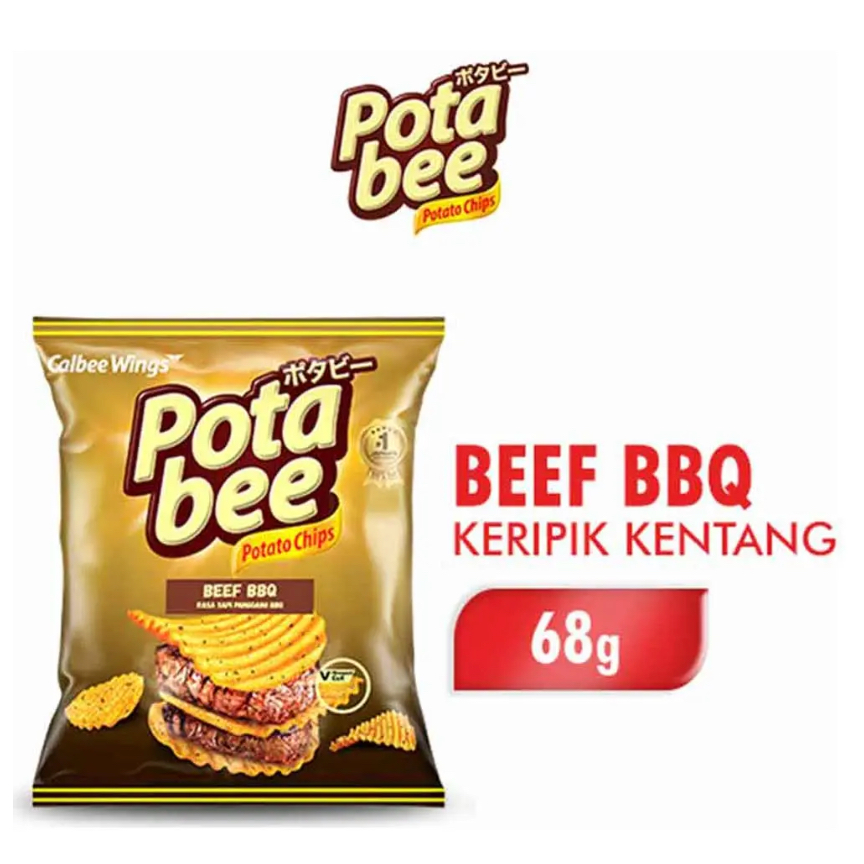 

Potabee Snack Potato Chips BBQ 68 Gram