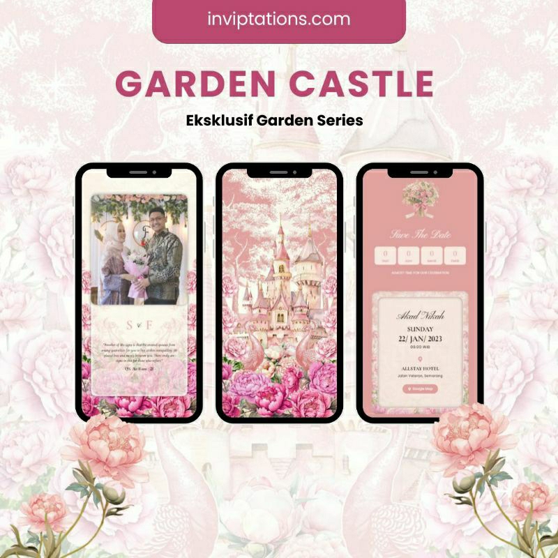 UNDANGAN WEBSITE PERNIKAHAN GARDEN SERIES | WEBSITE INVITATION  | UNDANGAN WEBSITE MOTION | UNDANGAN