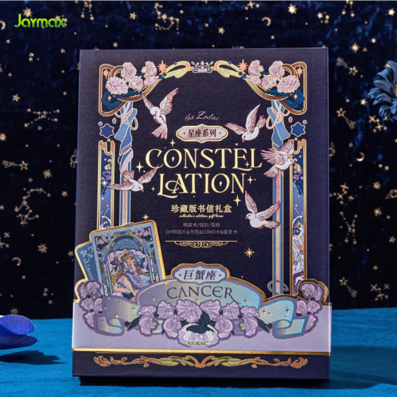 

HJK Buku Notebook Diary The Zodiac Constelation + Gift Box Jurnal Set