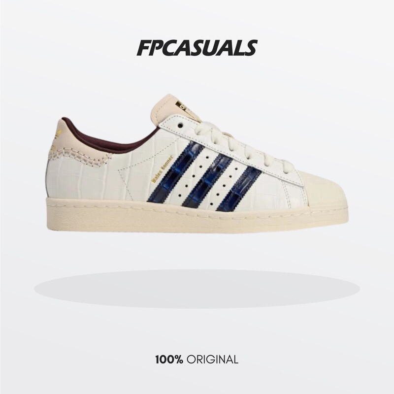 Adidas Wales Bonner Superstar Wonder White Collegiate Navy Night Red BNIB Original Resmi JP7161