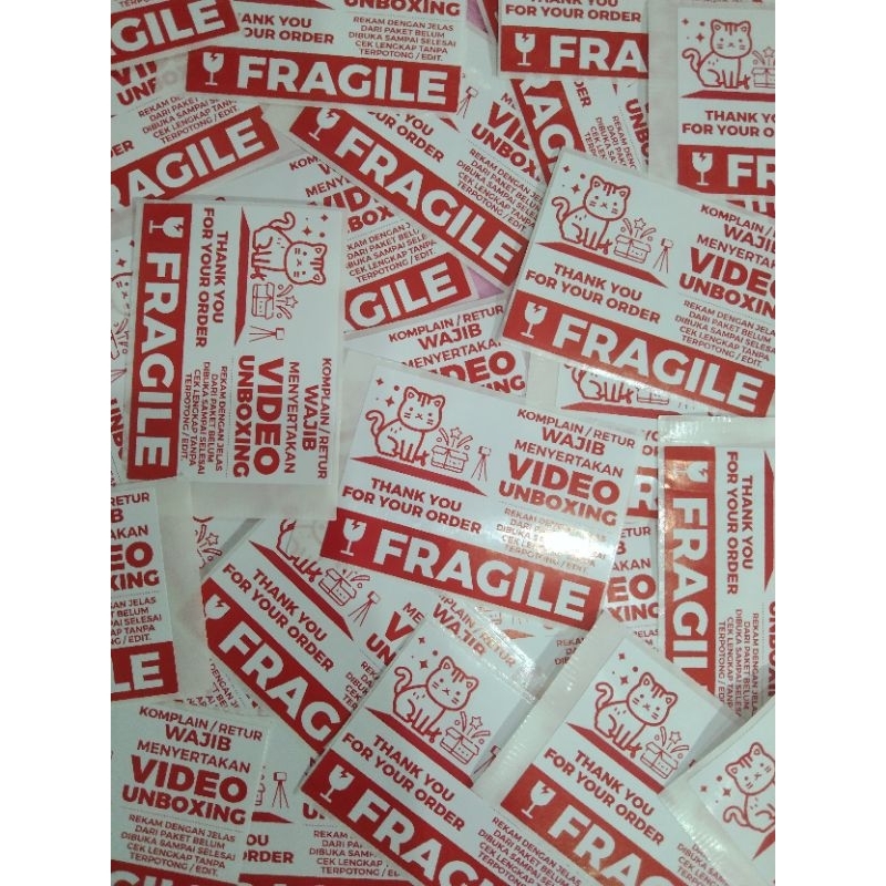 

sticker fragile [WAJIB BACA DESKRIPSI]