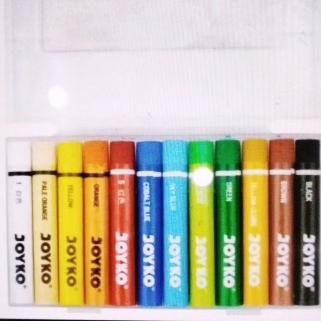 

Crayon krayon Joyko mini 12warna oil pastel atk murah mewarnai