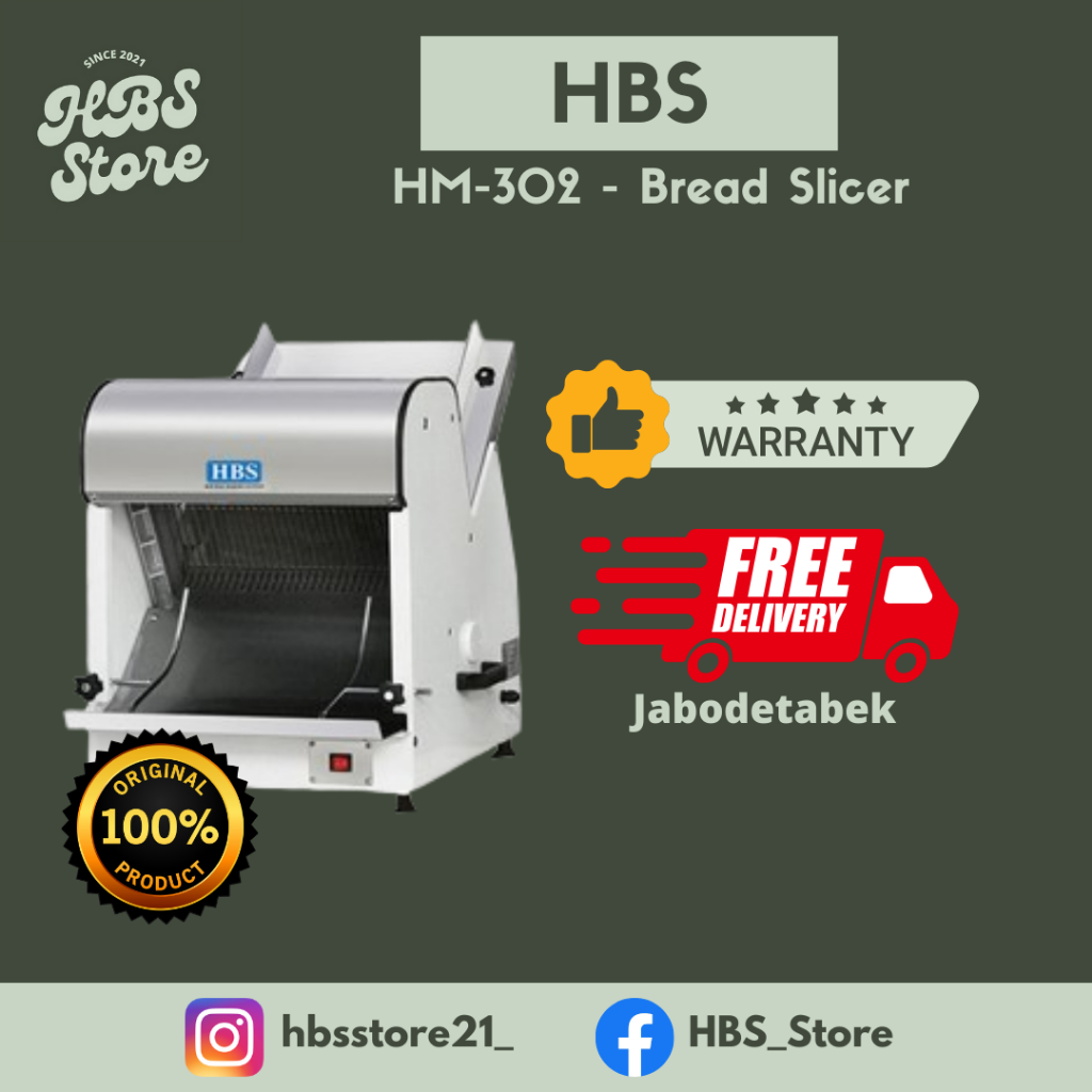Bread Slicer / Mesin Pemotong Roti Sinmag HBS HM-302