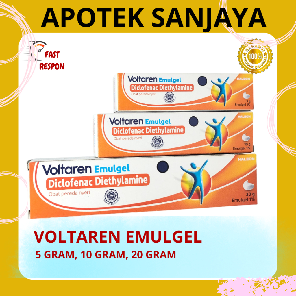VOLTAREN EMULGEL 5 /10 / 20 GRAM DIKLOFENAK PEREDA NYERI DAN BENGKAK