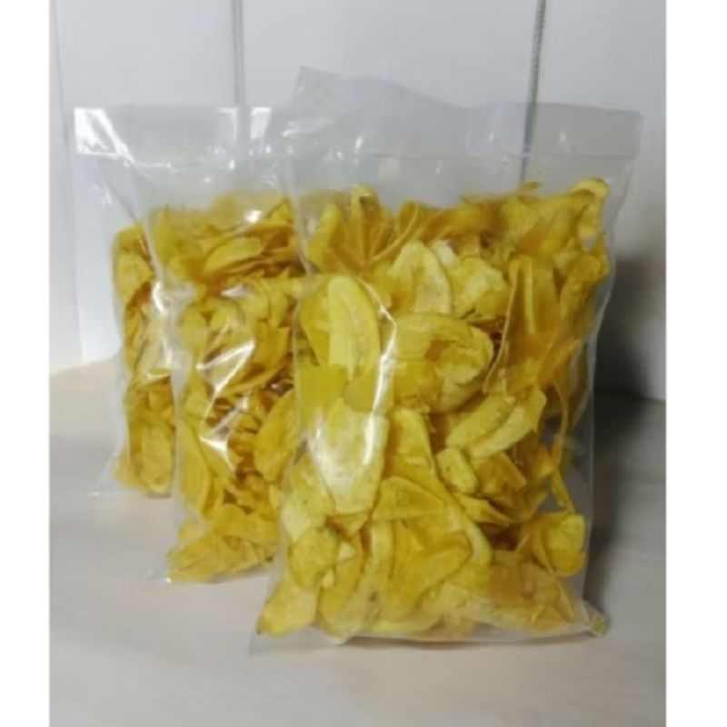 

1kg keripik pisang gurih, renyah dan nikmat