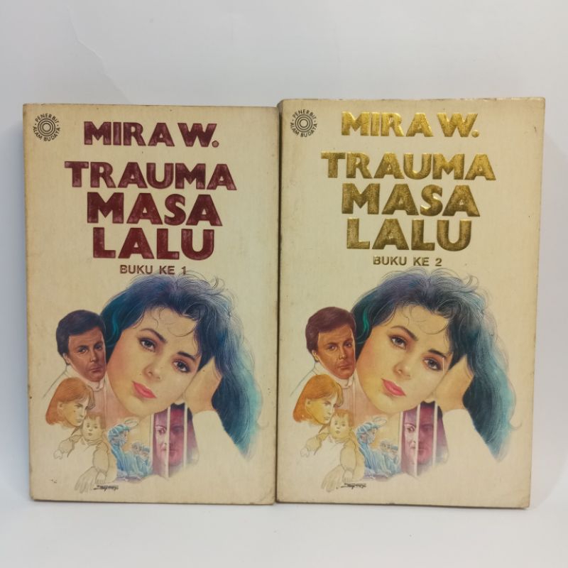 Buku novel Mira W. Trauma masa lalu buku 1 dan 2. original