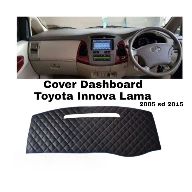 Cover Alas Dashboard INNOVA Lama Toyota Kijang Mobil Pelindung Dasbor Kulit Premium Interior