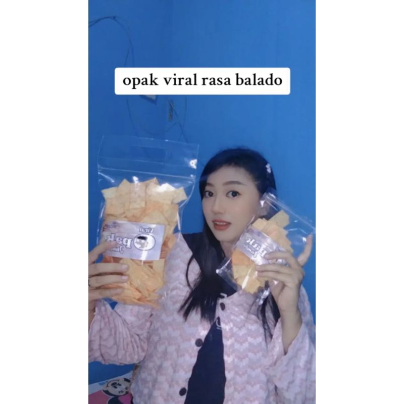 

opak jadul jumbo rasa balado//opak jadul 200gr kekinian//opak aneka rasa//opak singkong