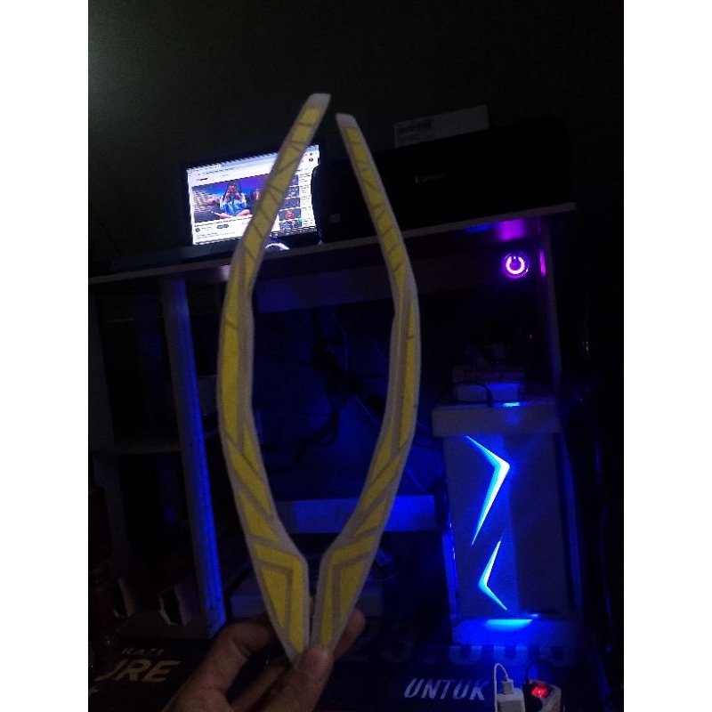 sepasang lampu alis Vario old