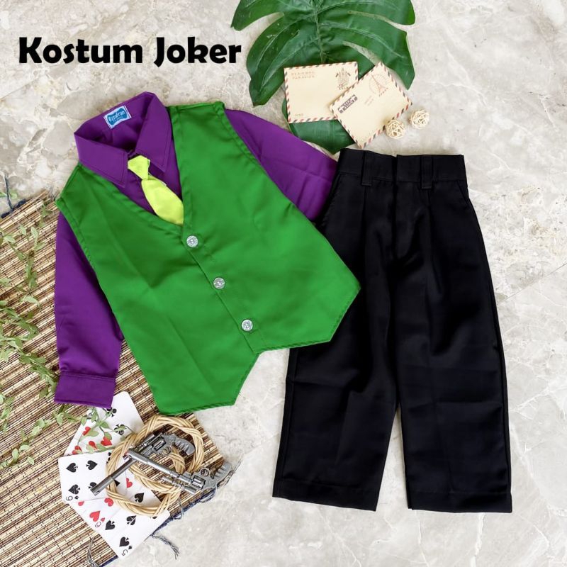 Kostum Joker | Kostum Joker Anak | Kostum Joker Dewasa | Kostum Halloween | Kostum Halloween Cosplay