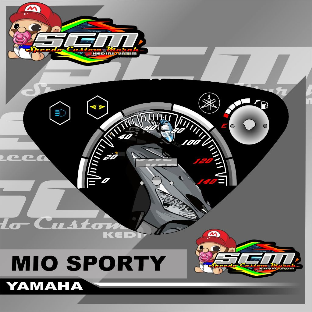 PAPAN SPEEDOMETER CUSTOM YAMAHA MIO SPORTY