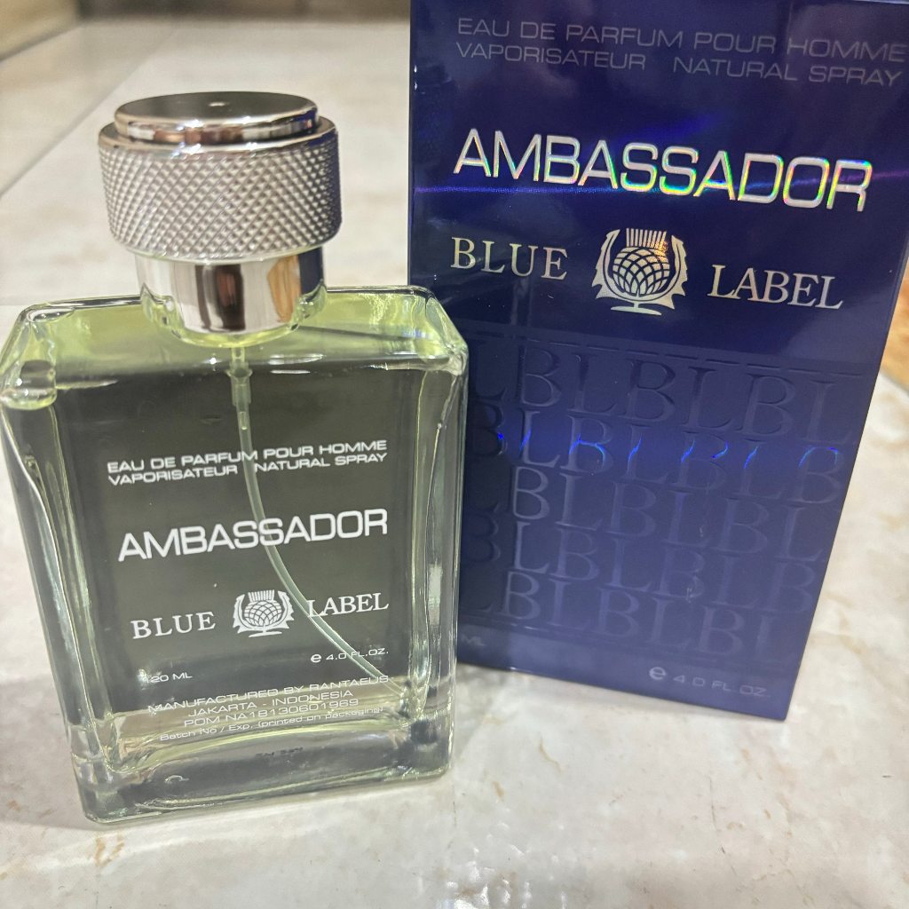 Ambassador Blue Label Parfume (120ml) - Parfum Pria