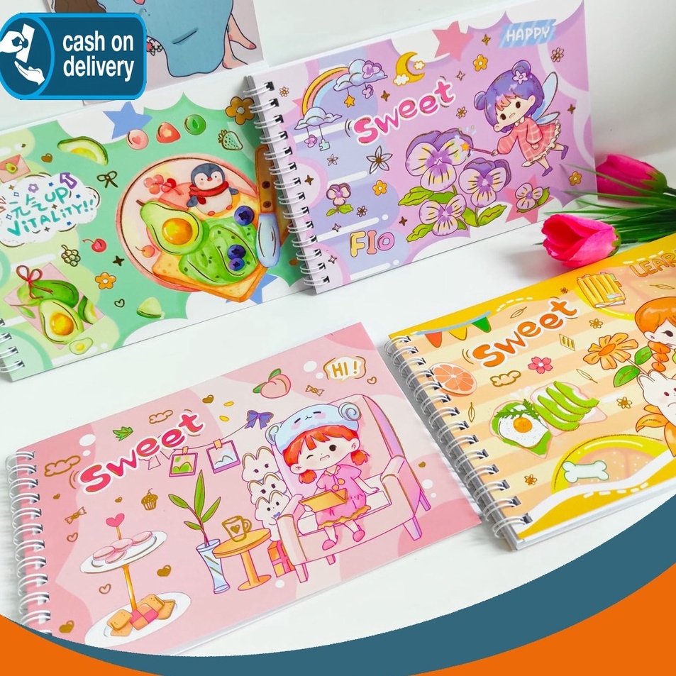 

Hadir Terunik Sticker Karakter Cewe sweet isi 2 lembar dalam bentuk notebook kode YD B6TZ Daily Manual Cute Pattern Decorative Tape Sticker Gift CRAFT