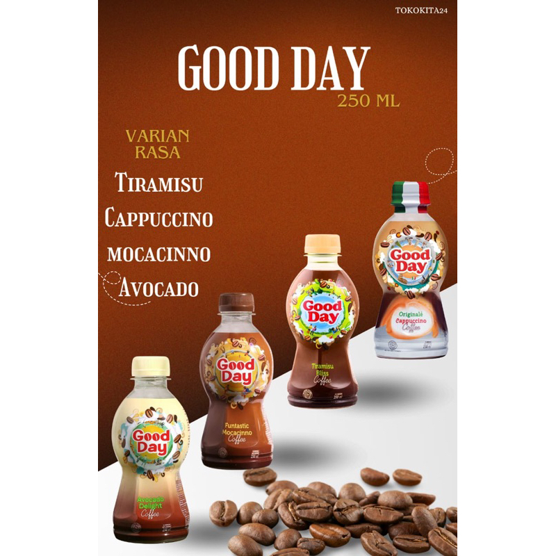

Kopi Coffee Good Day Botol 250 Ml All Varian