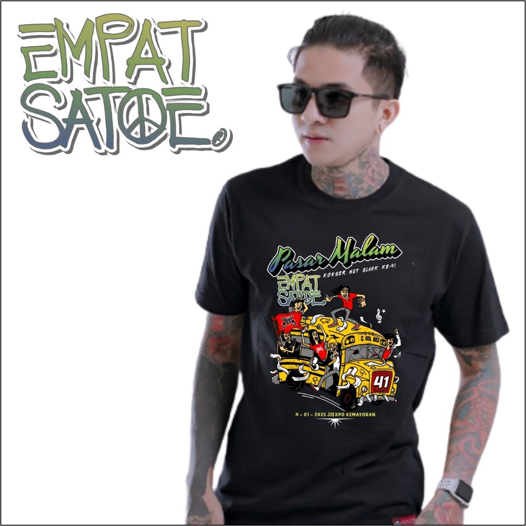 ZONLICHT | KAOS SLANK | T-SHIRT SLANK | ANNIVERSARY 41TH SLANK