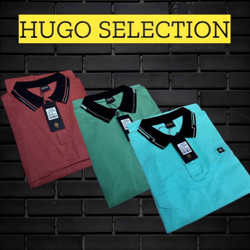 Kaos Kerah Polo Pria Hugo Selection ORIGINAL 100%