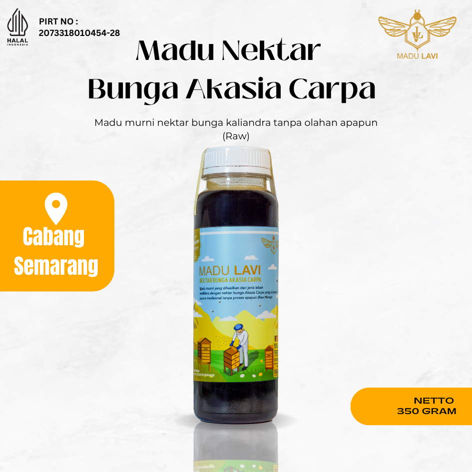 

[ MADU LAVI SEMARANG] Madu Asli Alami 100% Grade A Akasia Carpa Dikembang Biakkan Di Hutan Liar