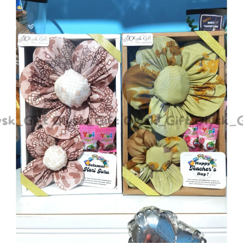 Hampers Hijab | Kado Hari Guru | Giftbox Jilbab Azara | Hadiah Jilbab Umama | Hampers Makassar