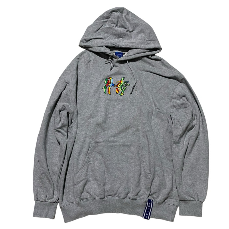 Romantic crown oriental embroidery grey Hoodie