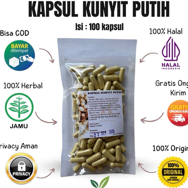 

KUNYIT Kapsul Curah Herbal 200x600mg Maag Anti Aging Asam Lambung Jerawat