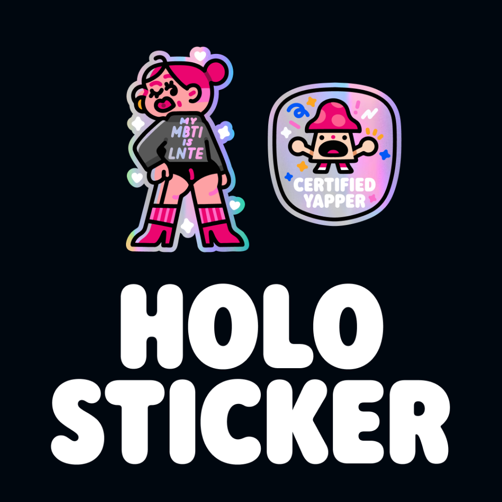 

Another Day Hologram Sticker