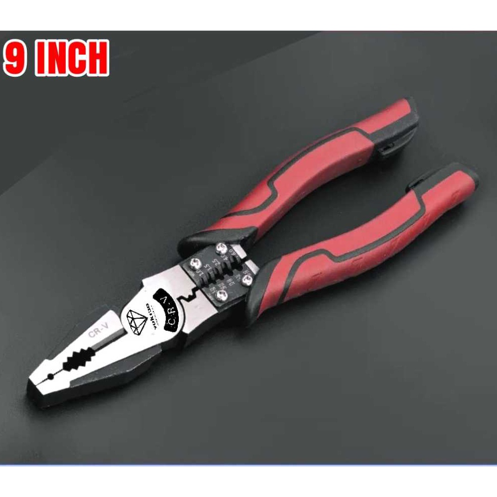 Borong Untung YUKIDO TANG KOMBINASI 9 INCH N  R TANG KOMBINASI  TOOLS  ALAT PERKAKAS Tang Kombinasi 