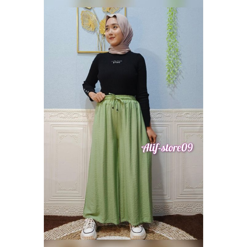 alf linen celana linen panjang-kulot linen wanita jumbo-celana-celana linen wanita premium-kulot lin