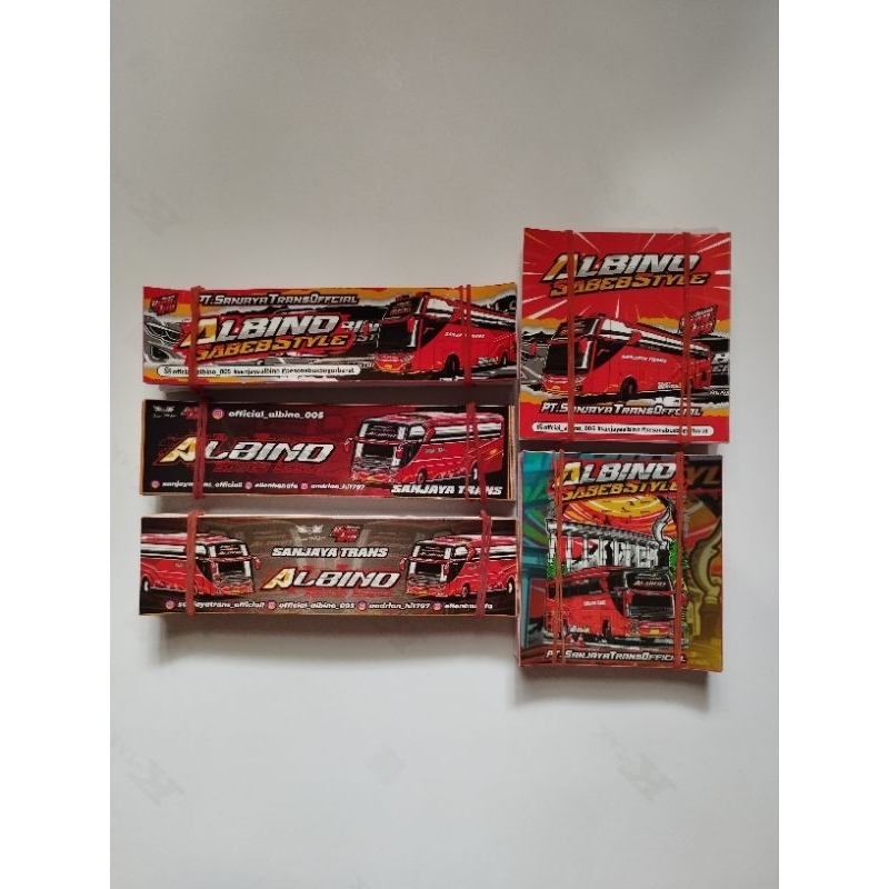 

Stiker bus albino spesial azag izig sabeb style