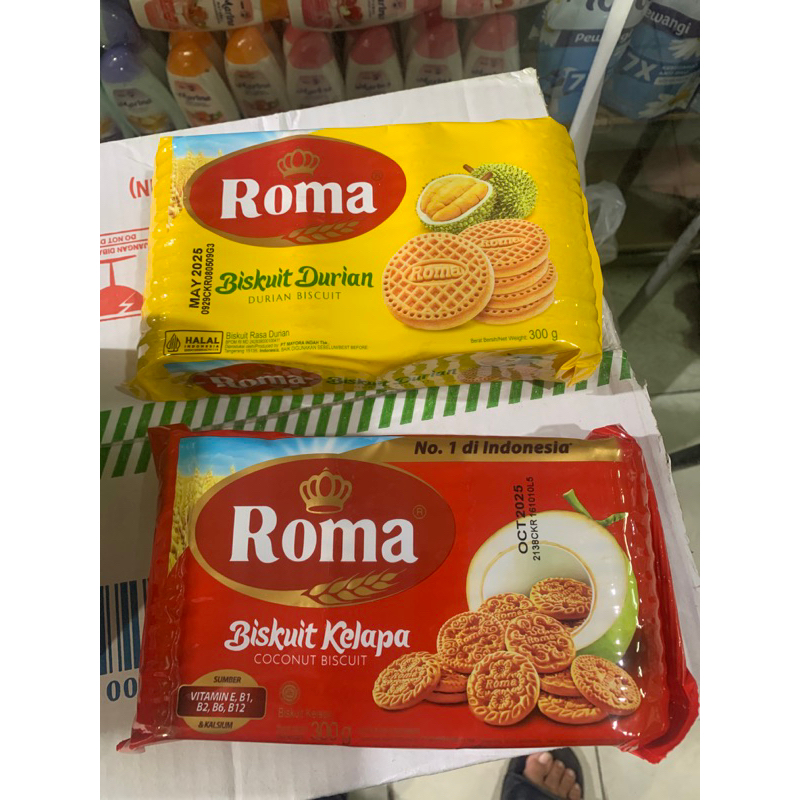 

Roma kelapa/Roma Durian exp Februari 2026 per pcs 300gram