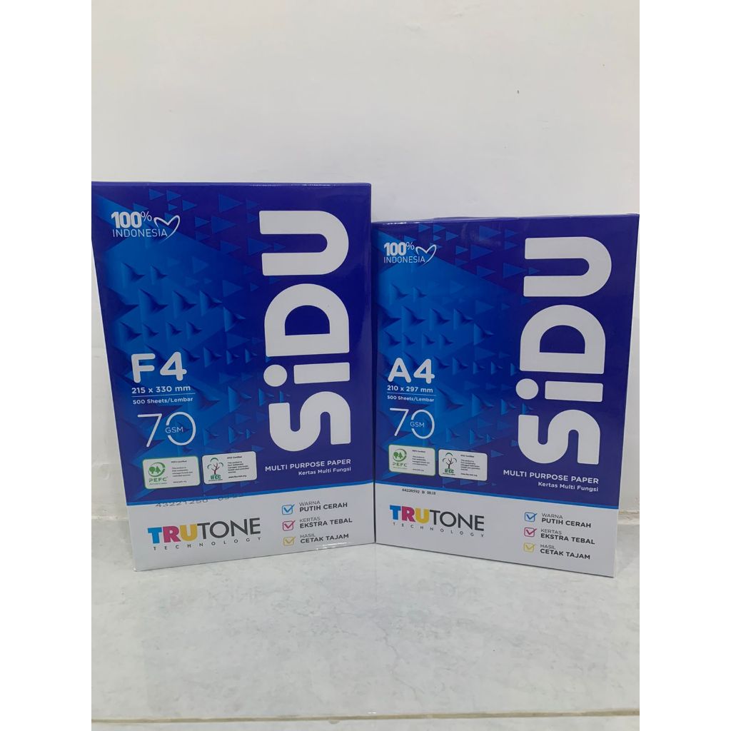 

Kertas HVS F4 & A4 70 gram SiDU