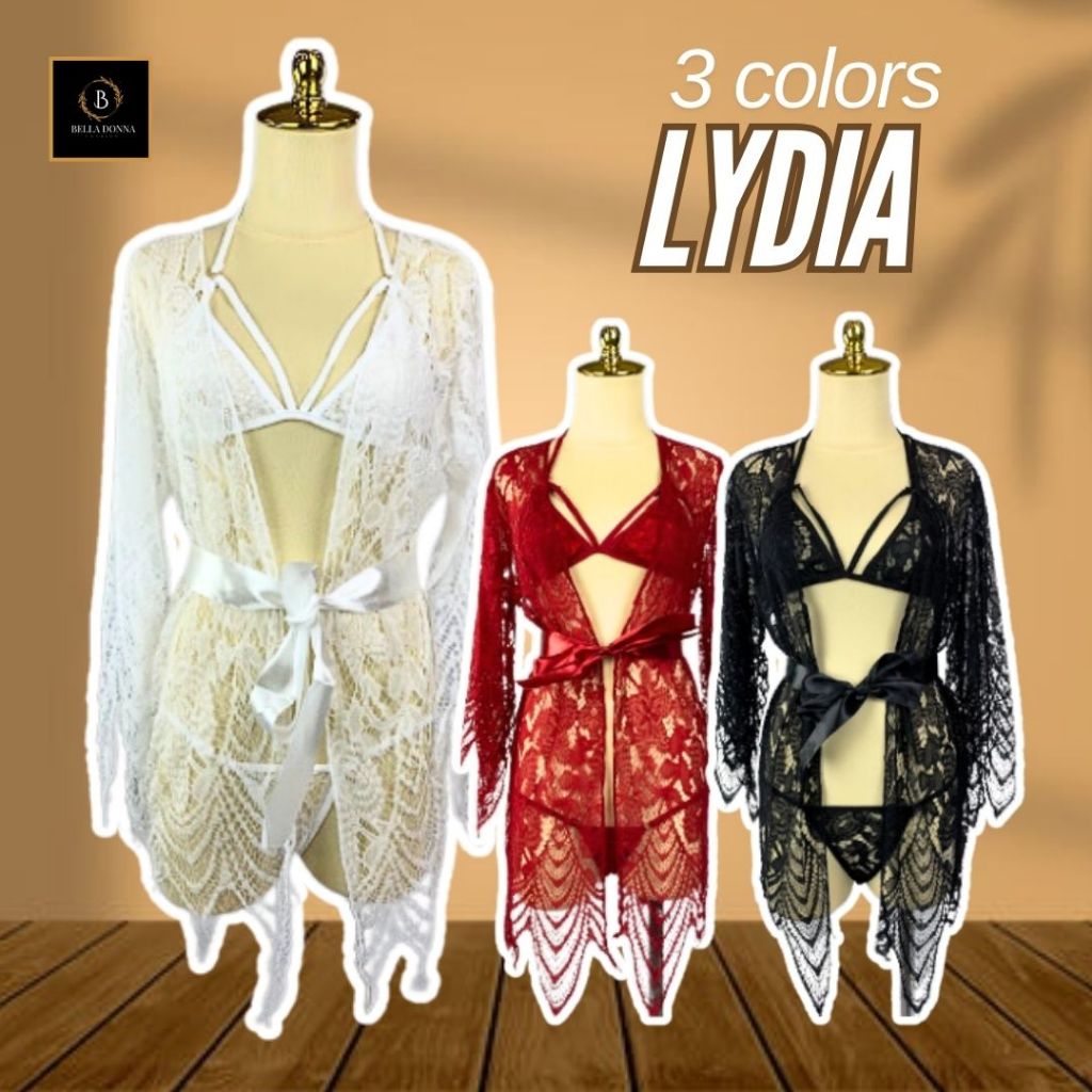 belladonna_id [COD] Set Lingerie Baju Tidur Wanita Dewasa Lingerie LYDIA All Size Sexy anggun brukat