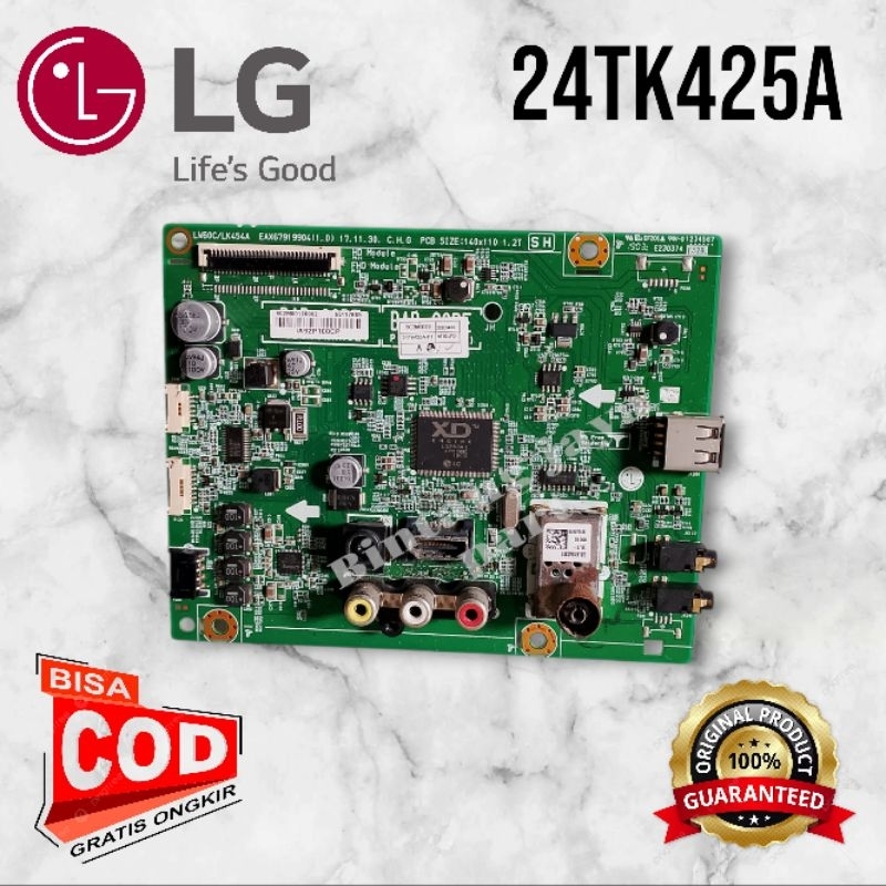 Mb mainbord mesin tv led LG 24TK425A lg 24tk425a original