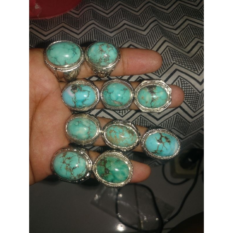 batu cincin natural pirus asli