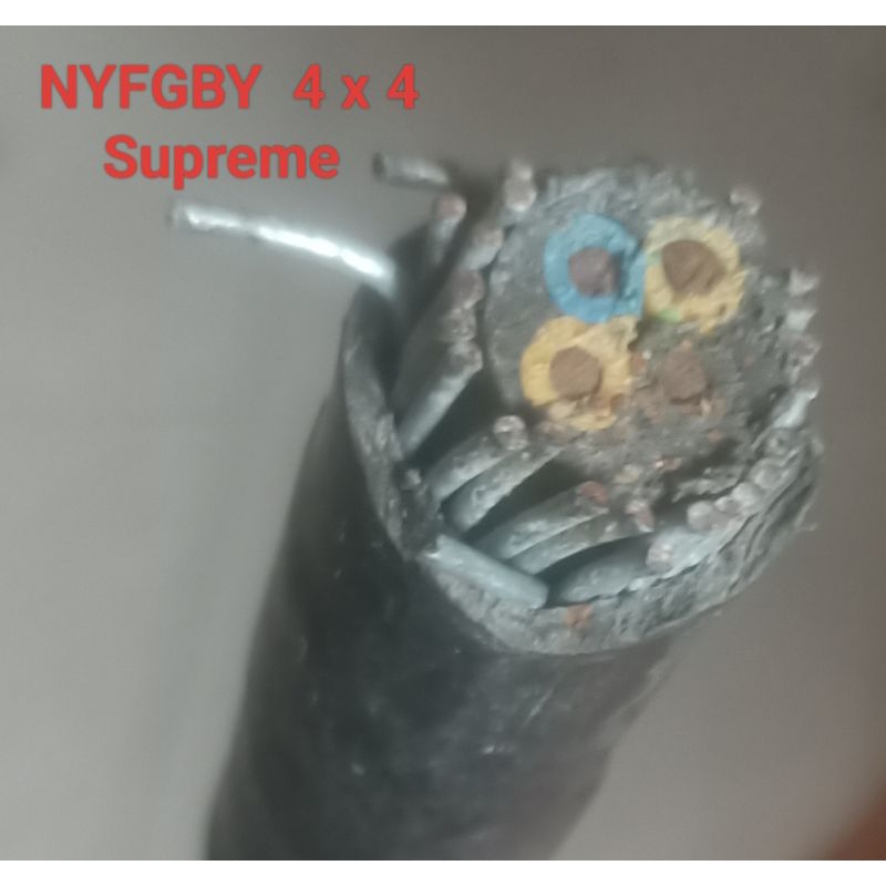 Kabel tanam NYFGBY 4 x 4 supreme meteran