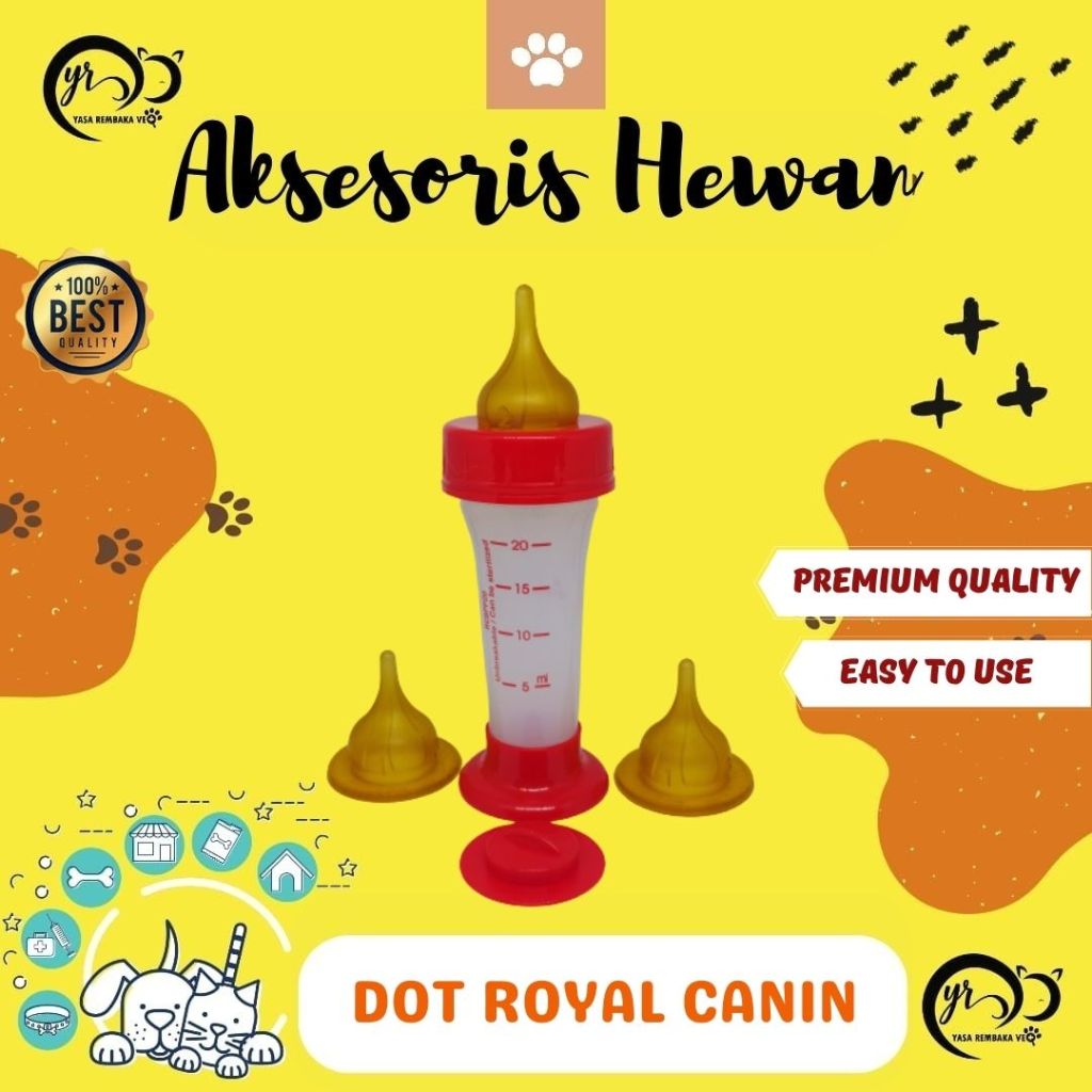 ROYAL CANIN DOT & BOTOL 20 ml - Dot Botol Susu Royal Canin Untuk Kitten
