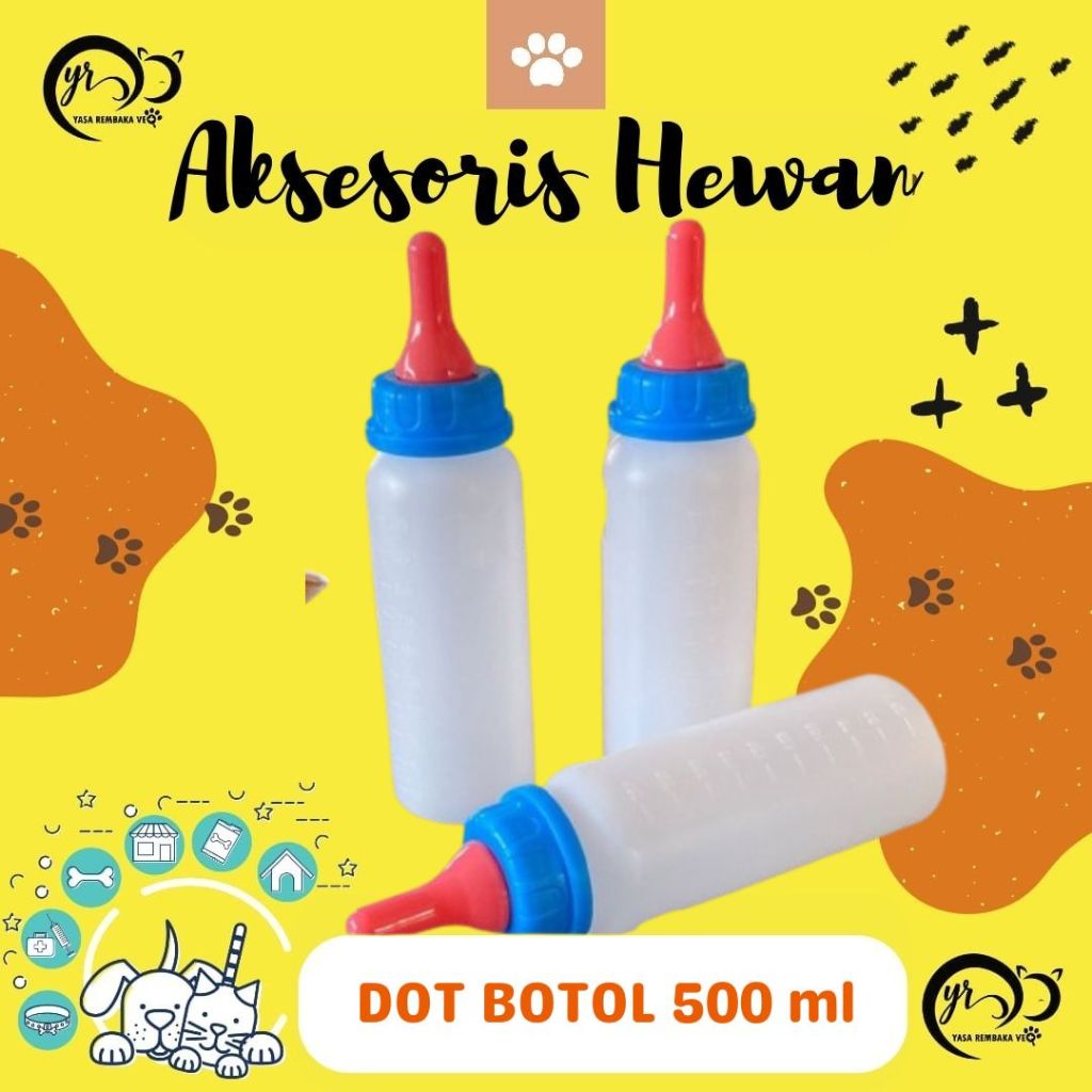 BOTOL DOT 500 ml - Botol Dot Susu Untuk Anak Sapi & Kambing