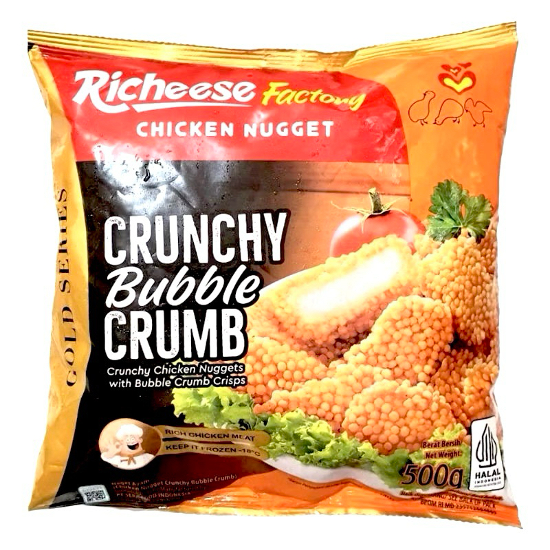 

Richeese Chicken Nugget Crunchy Bubble Crumb 500g